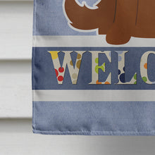 Load image into Gallery viewer, Caucasian Shepherd Dog Welcome Flag Canvas House Size BB5631CHF