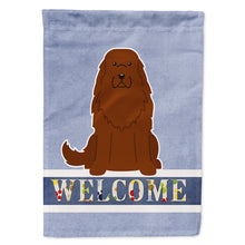 Load image into Gallery viewer, Caucasian Shepherd Dog Welcome Flag Canvas House Size BB5631CHF