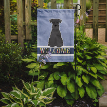 Load image into Gallery viewer, Miniature Schanuzer Black Welcome Garden Flag - Outdoor Decorative Yard Flag BB5632GF
