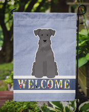 Load image into Gallery viewer, Miniature Schanuzer Black Welcome Garden Flag - Outdoor Decorative Yard Flag BB5632GF