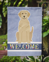 Load image into Gallery viewer, Yellow Labrador Welcome Garden Flag - Outdoor Decorative Yard Flag BB5636GF