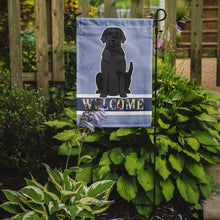 Load image into Gallery viewer, Black Labrador Welcome Garden Flag - Outdoor Decorative Yard Flag BB5638GF