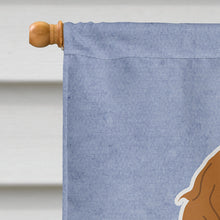 Load image into Gallery viewer, Cavalier Spaniel Welcome Flag Canvas House Size BB5639CHF