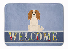 Load image into Gallery viewer, Cavalier Spaniel Welcome Machine Washable Memory Foam Mat BB5639RUG