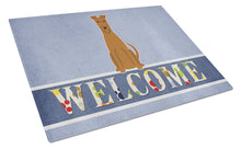 Load image into Gallery viewer, Irish Terrier Welcome Glass Cutting Boards – Durable, Decorative Kitchen Art Large BB5643LCB