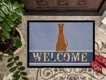 Load image into Gallery viewer, Irish Terrier Welcome Doormat - 18x27 Decorative Floor Mat – Indoor/Outdoor Rug with Artistic Flair BB5643MAT