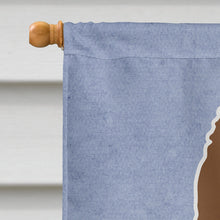Load image into Gallery viewer, Irish Water Spaniel Welcome Flag Canvas House Size BB5644CHF
