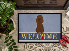 Load image into Gallery viewer, Irish Water Spaniel Welcome Doormat - 18x27 Decorative Floor Mat – Indoor/Outdoor Rug with Artistic Flair BB5644MAT