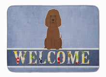 Load image into Gallery viewer, Irish Water Spaniel Welcome Machine Washable Memory Foam Mat BB5644RUG