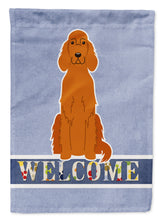 Load image into Gallery viewer, Irish Setter Welcome Garden Flag - Outdoor Decorative Yard Flag BB5645GF