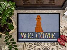 Load image into Gallery viewer, Irish Setter Welcome Doormat - 18x27 Decorative Floor Mat – Indoor/Outdoor Rug with Artistic Flair BB5645MAT