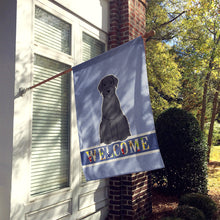 Load image into Gallery viewer, Giant Schnauzer Welcome Flag Canvas House Size BB5647CHF