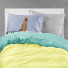 Load image into Gallery viewer, German Shepherd Welcome Fabric Standard Pillowcase – Artistic Decorative Front, White Back BB5648PILLOWCASE
