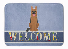 Load image into Gallery viewer, German Shepherd Welcome Machine Washable Memory Foam Mat BB5648RUG