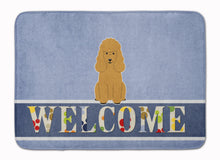 Load image into Gallery viewer, Poodle Tan Welcome Machine Washable Memory Foam Mat BB5650RUG