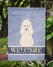 Load image into Gallery viewer, Poodle White Welcome Garden Flag - Outdoor Decorative Yard Flag BB5651GF
