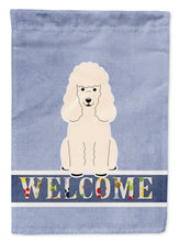 Load image into Gallery viewer, Poodle White Welcome Garden Flag - Outdoor Decorative Yard Flag BB5651GF