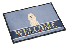 Load image into Gallery viewer, Poodle White Welcome Doormat - 18x27 Decorative Floor Mat – Indoor/Outdoor Rug with Artistic Flair BB5651MAT