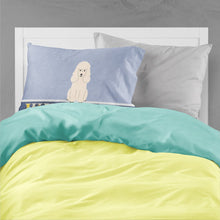Load image into Gallery viewer, Poodle White Welcome Fabric Standard Pillowcase – Artistic Decorative Front, White Back BB5651PILLOWCASE