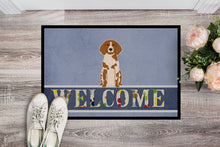Load image into Gallery viewer, Brittany Spaniel Welcome Doormat - 18x27 Decorative Floor Mat – Indoor/Outdoor Rug with Artistic Flair BB5653MAT
