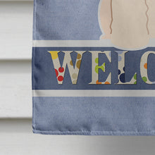 Load image into Gallery viewer, Bichon Frise Welcome Flag Canvas House Size BB5656CHF