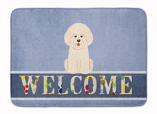 Load image into Gallery viewer, Bichon Frise Welcome Machine Washable Memory Foam Mat BB5656RUG