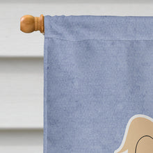 Load image into Gallery viewer, Papillon Sable White Welcome Flag Canvas House Size BB5658CHF