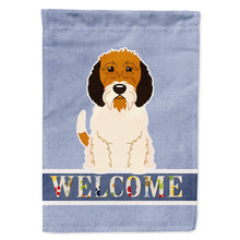 Load image into Gallery viewer, Petit Basset Griffon Veenden Welcome Flag Canvas House Size BB5660CHF