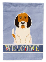 Load image into Gallery viewer, Petit Basset Griffon Veenden Welcome Garden Flag - Outdoor Decorative Yard Flag BB5660GF