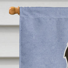 Load image into Gallery viewer, Briard Brown Welcome Flag Canvas House Size BB5663CHF