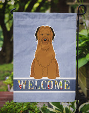 Load image into Gallery viewer, Briard Brown Welcome Garden Flag - Outdoor Decorative Yard Flag BB5663GF