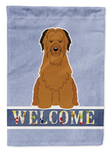 Load image into Gallery viewer, Briard Brown Welcome Garden Flag - Outdoor Decorative Yard Flag BB5663GF