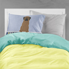 Load image into Gallery viewer, Bullmastiff Welcome Fabric Standard Pillowcase – Artistic Decorative Front, White Back BB5665PILLOWCASE
