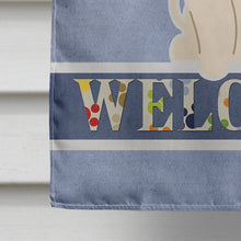 Load image into Gallery viewer, Bedlington Terrier Sandy Welcome Flag Canvas House Size BB5672CHF