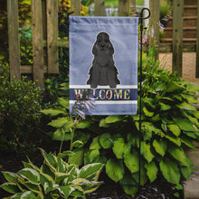 Load image into Gallery viewer, Cocker Spaniel Black Welcome Garden Flag - Outdoor Decorative Yard Flag BB5673GF