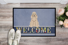 Load image into Gallery viewer, Cocker Spaniel Buff Welcome Doormat - 18x27 Decorative Floor Mat – Indoor/Outdoor Rug with Artistic Flair BB5675MAT