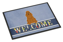 Load image into Gallery viewer, Cocker Spaniel Red Welcome Doormat - 18x27 Decorative Floor Mat – Indoor/Outdoor Rug with Artistic Flair BB5676MAT