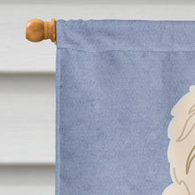 Load image into Gallery viewer, Old English Sheepdog Welcome Flag Canvas House Size BB5677CHF