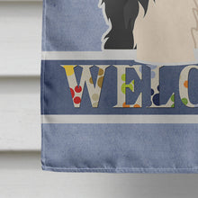 Load image into Gallery viewer, Old English Sheepdog Welcome Flag Canvas House Size BB5677CHF