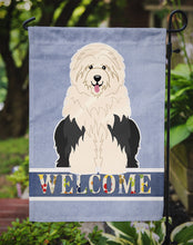 Load image into Gallery viewer, Old English Sheepdog Welcome Garden Flag - Outdoor Decorative Yard Flag BB5677GF