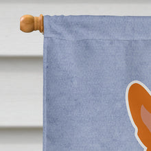 Load image into Gallery viewer, Corgi Welcome Flag Canvas House Size BB5681CHF