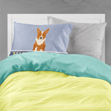 Load image into Gallery viewer, Corgi Welcome Fabric Standard Pillowcase – Artistic Decorative Front, White Back BB5681PILLOWCASE