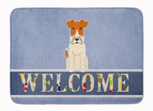 Load image into Gallery viewer, Wire Fox Terrier Welcome Machine Washable Memory Foam Mat BB5682RUG