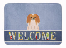 Load image into Gallery viewer, Pekingnese Red White Welcome Machine Washable Memory Foam Mat BB5684RUG