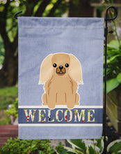 Load image into Gallery viewer, Pekingnese Fawn Sable Welcome Garden Flag - Outdoor Decorative Yard Flag BB5685GF