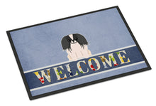 Load image into Gallery viewer, Pekingnese Black White Welcome Doormat - 18x27 Decorative Floor Mat – Indoor/Outdoor Rug with Artistic Flair BB5686MAT