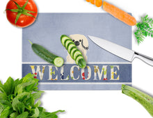 Load image into Gallery viewer, Pekingnese Cream Welcome Glass Cutting Boards – Durable, Decorative Kitchen Art Large BB5687LCB