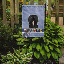 Load image into Gallery viewer, Pekingnese Black Welcome Garden Flag - Outdoor Decorative Yard Flag BB5688GF