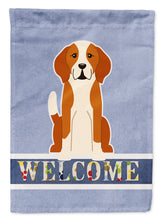 Load image into Gallery viewer, English Foxhound Welcome Garden Flag - Outdoor Decorative Yard Flag BB5691GF