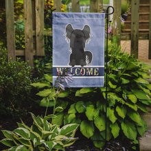 Load image into Gallery viewer, Chinese Crested Black Welcome Garden Flag - Outdoor Decorative Yard Flag BB5693GF